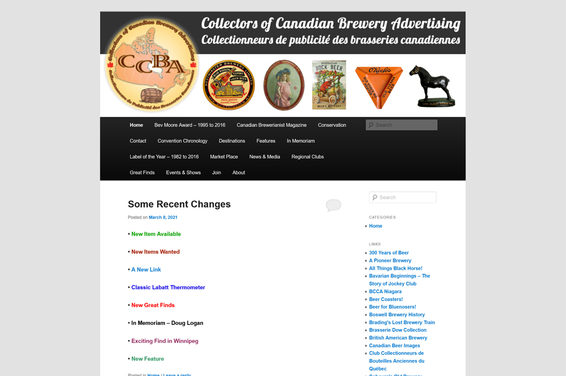 Collectors of Canadian Brewery Advertising