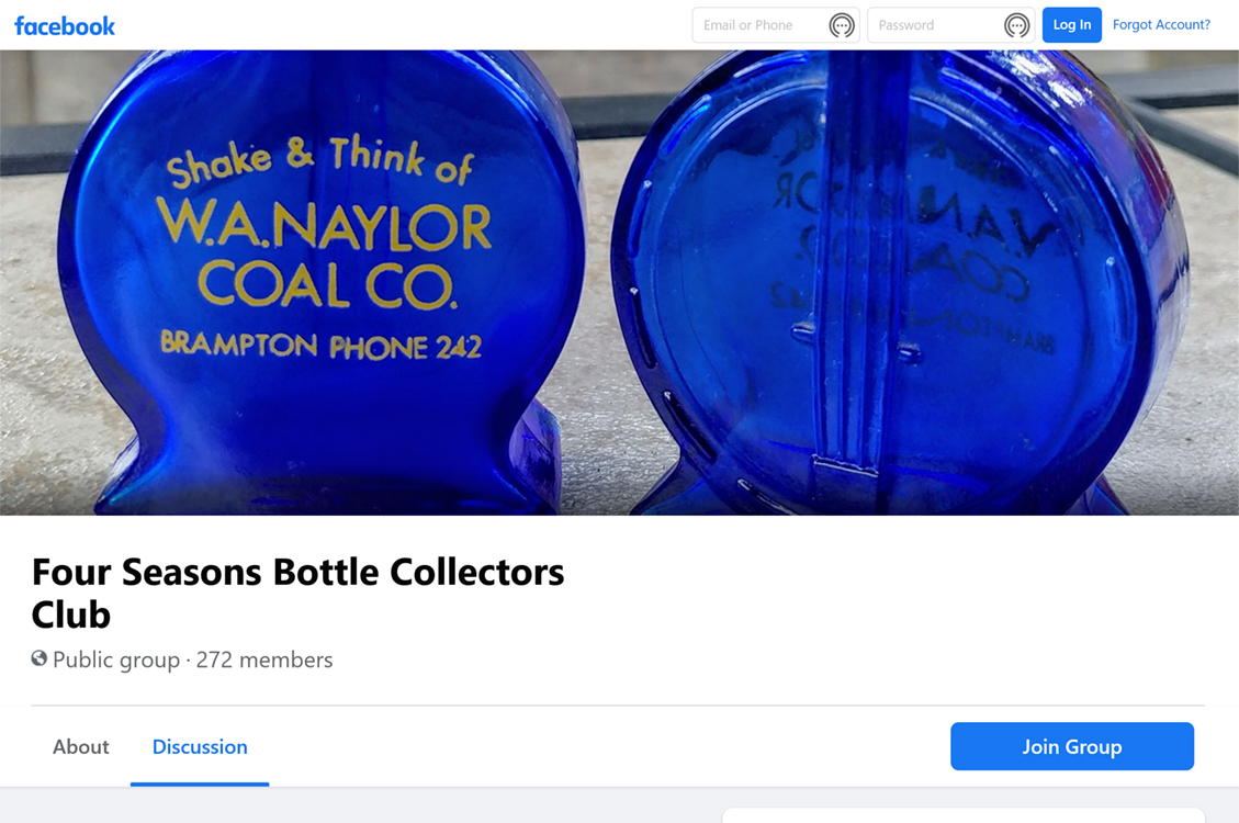 Four Seasons Bottle Collectors Club - FACEBOOK