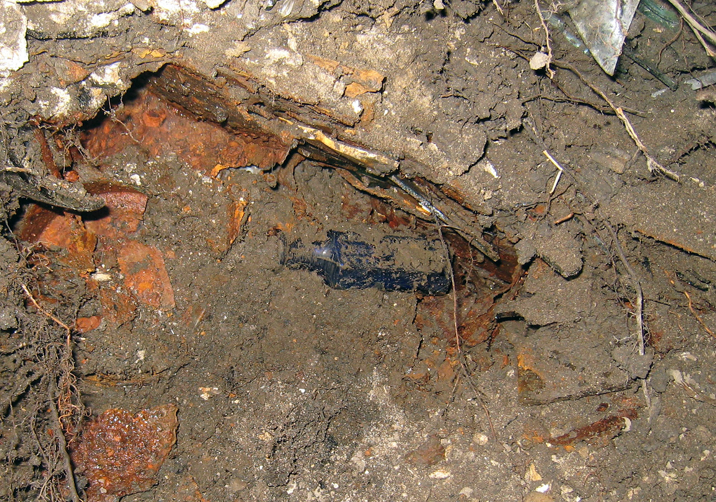 1 oz. Eaton poison bottle, dug October, 2007