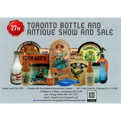 Toronto Bottle & Antique Show & Sale