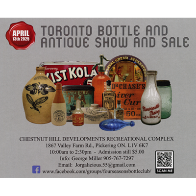 Toronto Bottle & Antique Show & Sale